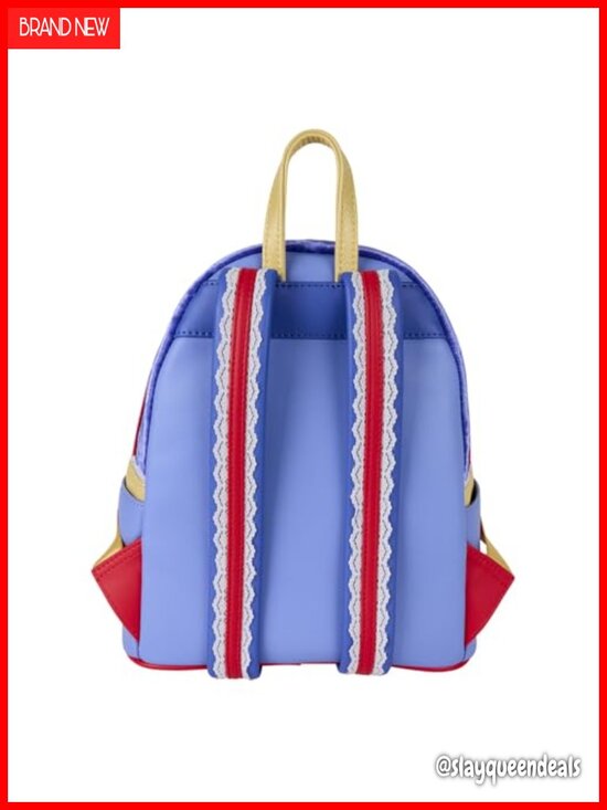 Loungefly Disney Snow White Cosplay Mini Backpack Faux Leather